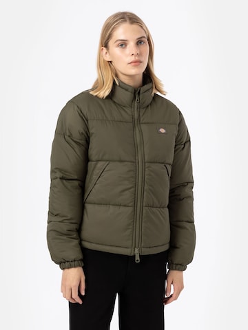 DICKIES Between-Season Jacket 'ALATNA' in Green: front