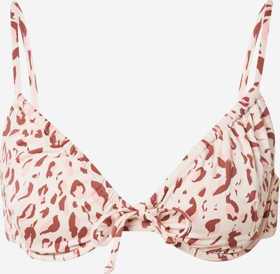 Cotton On Body Bikini gornji dio u hrđavo smeđa / cappuccino / roza, Pregled proizvoda