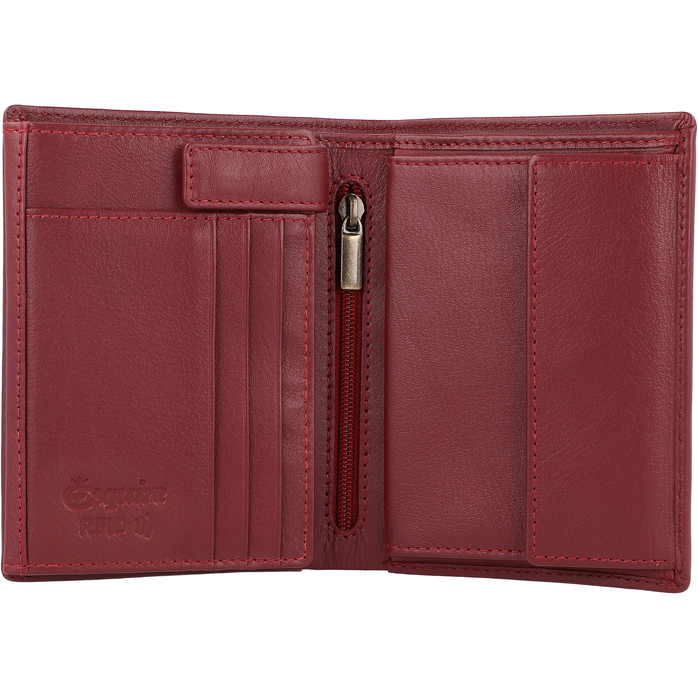Esquire Wallet 'Peru' in Red