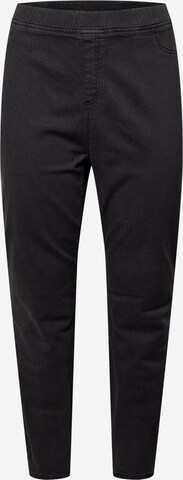 Zizzi Skinny Jeggings 'JALMA' in Grijs: voorkant