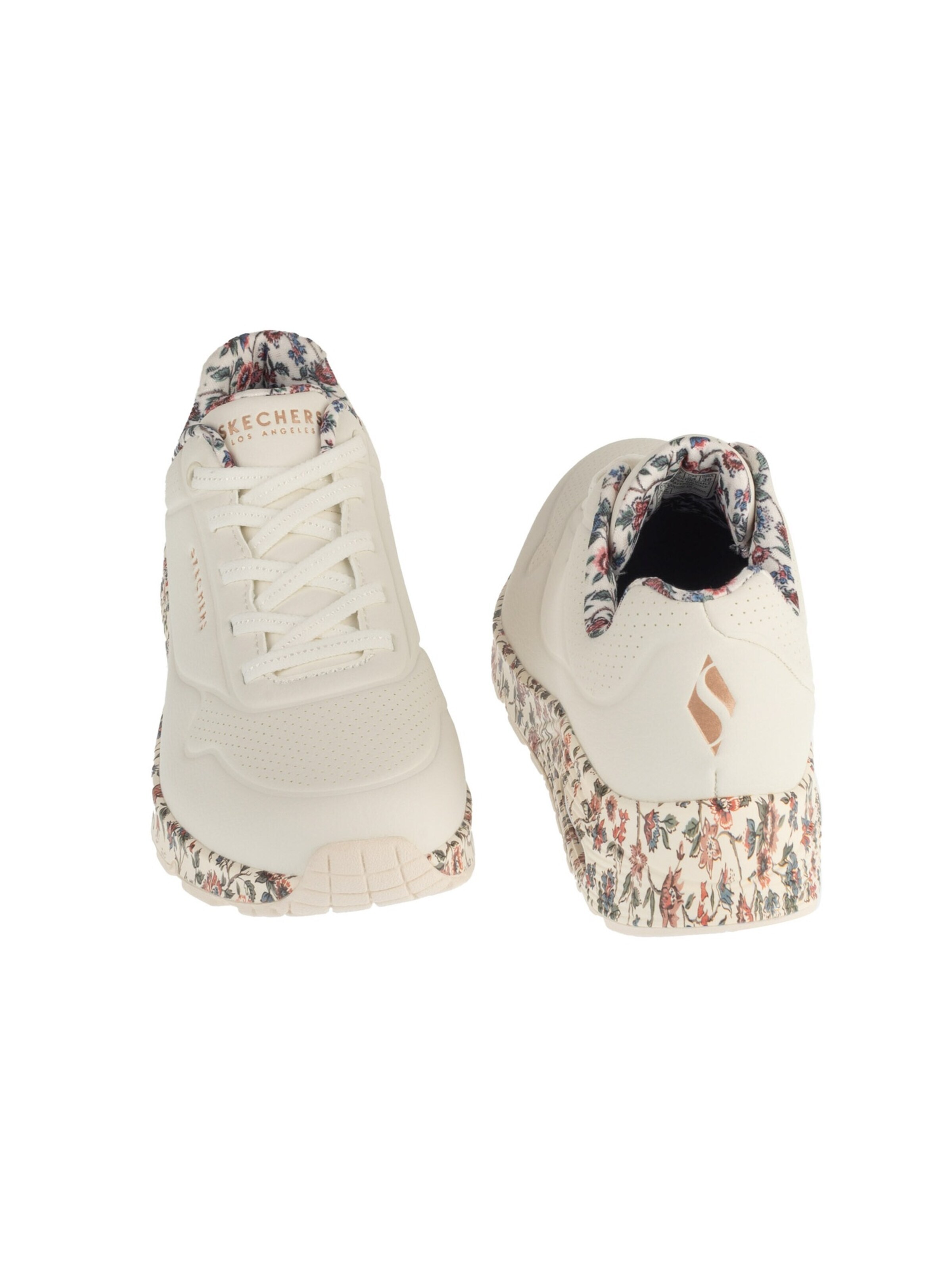 SKECHERS Platform trainers in White