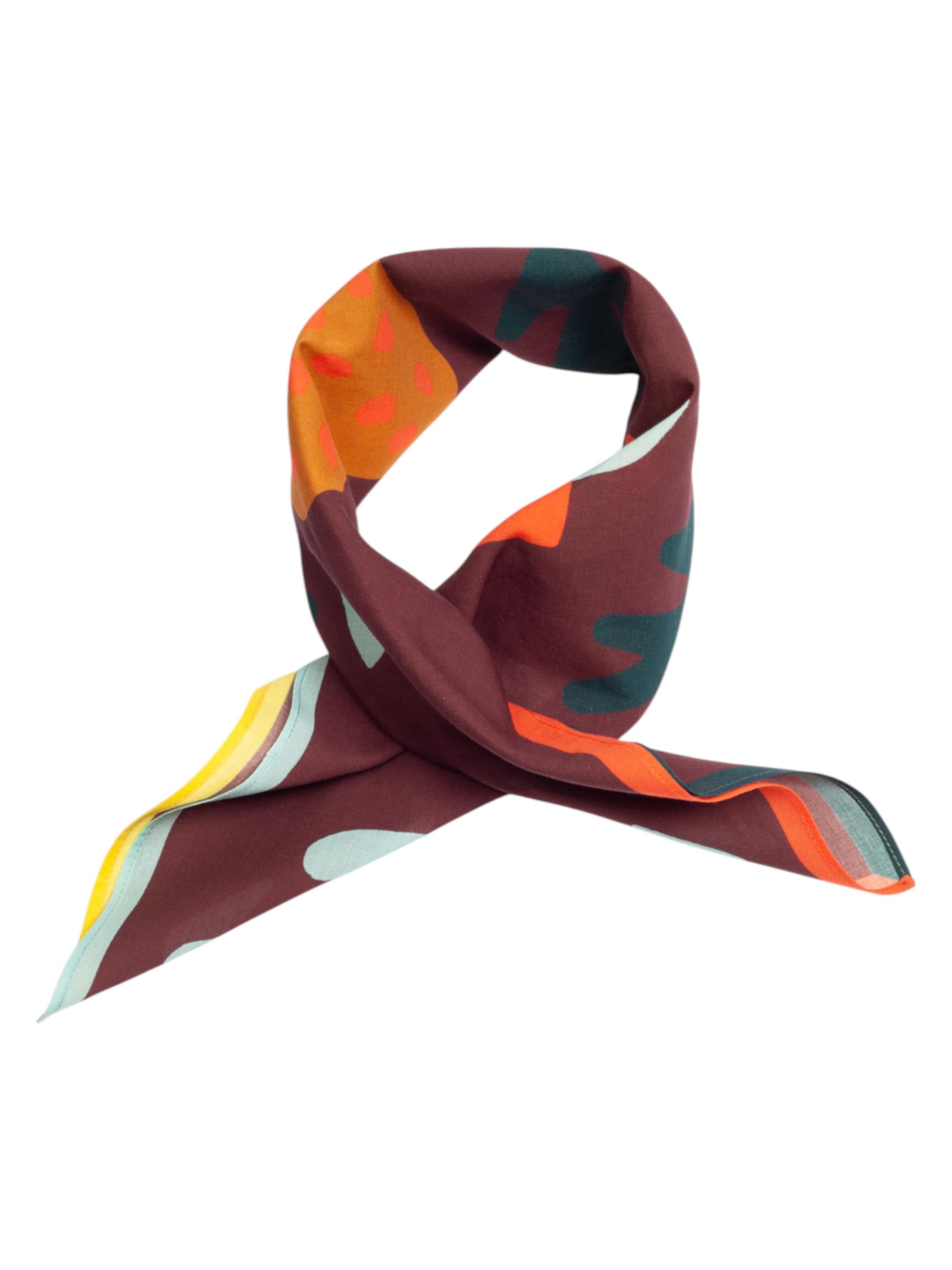 DillySocks Tuch in Orange: Vorderseite