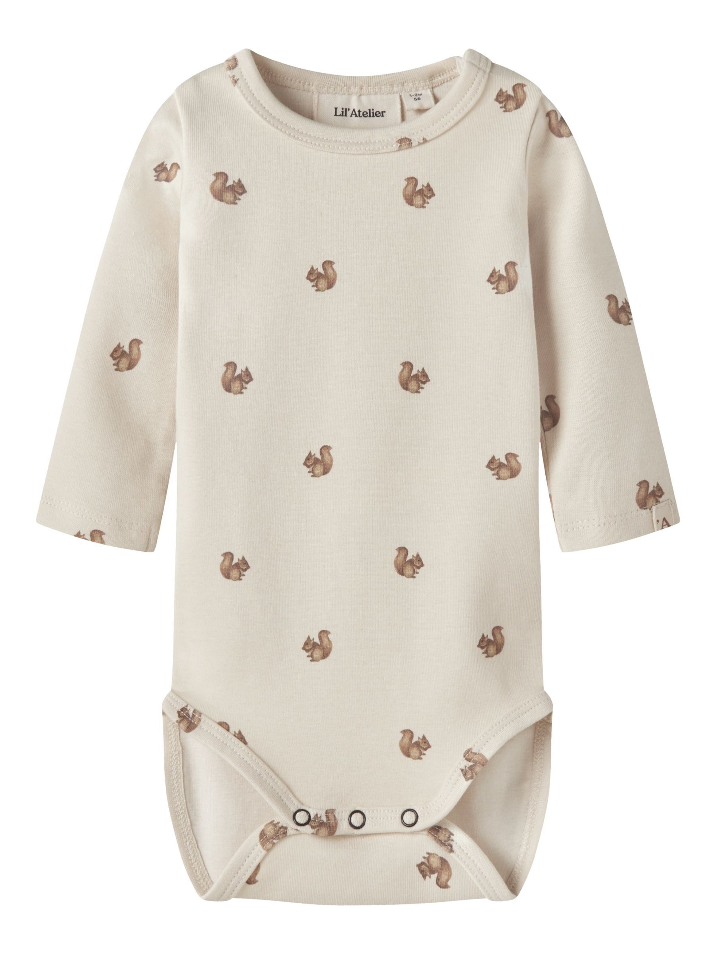 Tutina / body per bambino 'NBNLAYO' di NAME IT in beige: frontale