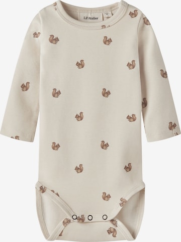 Barboteuse / body 'NBNLAYO' NAME IT en beige : devant