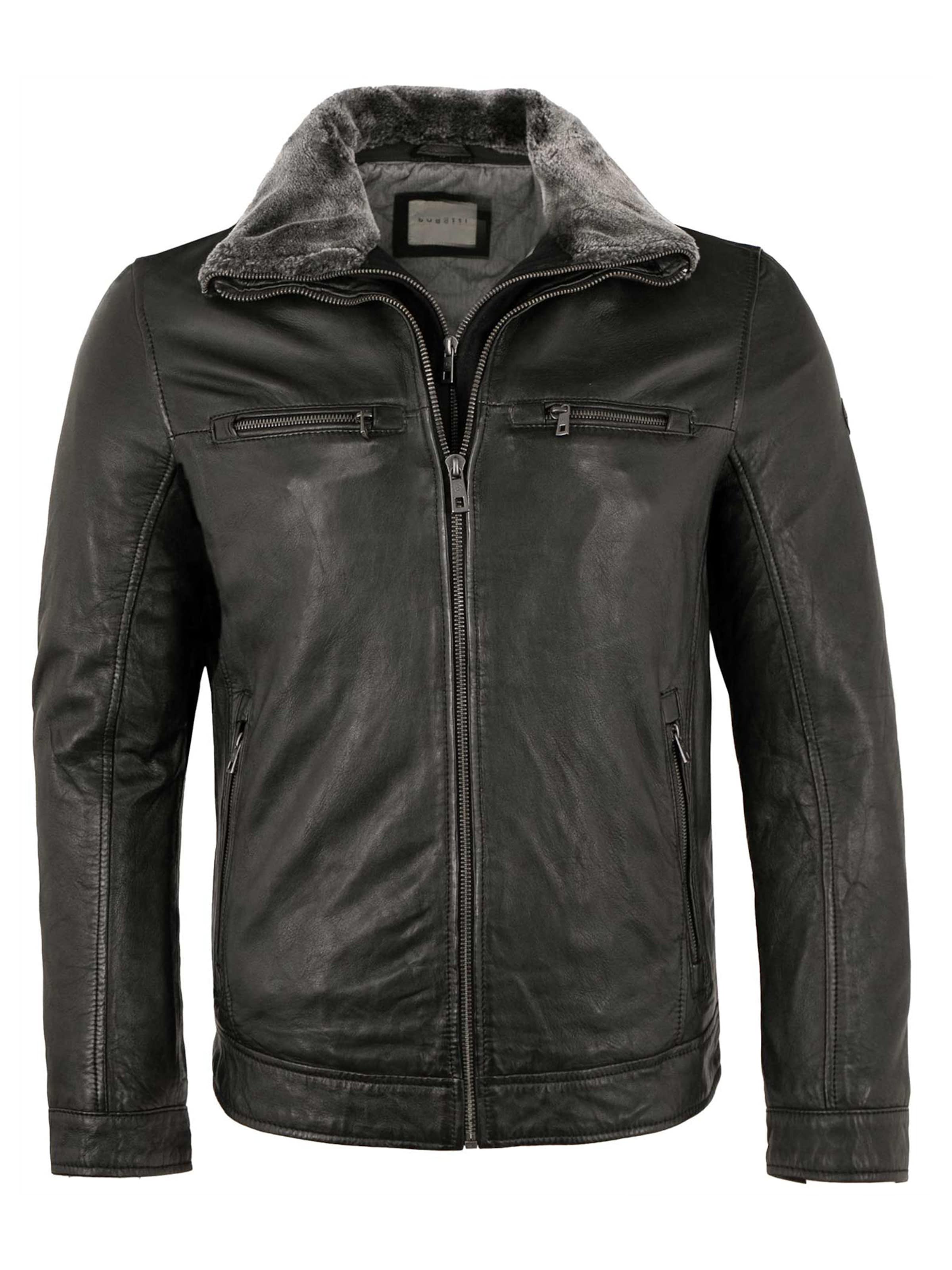 bugatti - Chaqueta de entretiempo '105' en negro: frente
