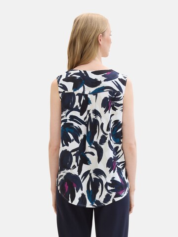 TOM TAILOR Blusentop in Blau