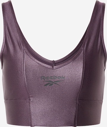 Reebok - Top 'Wonder' em roxo: frente