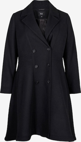 juoda Zizzi Žieminis paltas 'MAVA': priekis