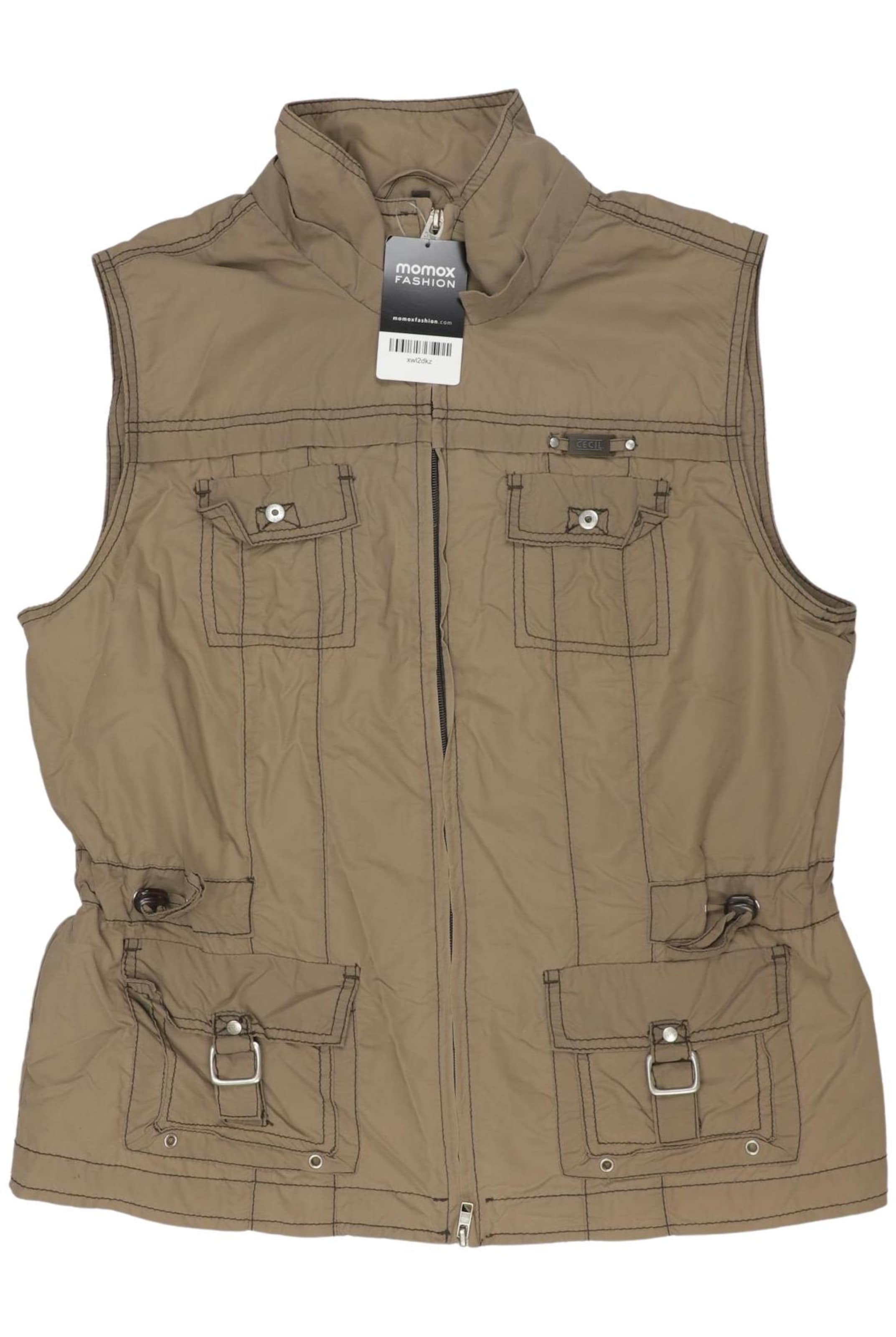CECIL Vest in L in Brown: front