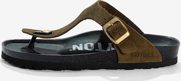 BaytonNatikače s potpeticom - zelena boja: prednji dio