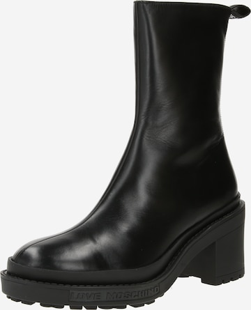 Stivaletto 'DAILY BIKER' di Love Moschino in nero: frontale