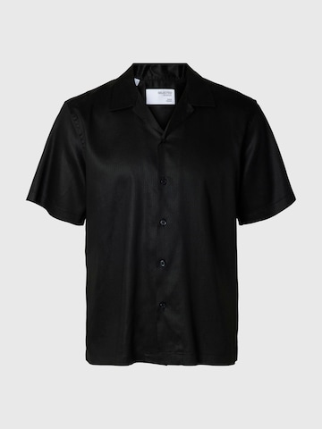 SELECTED HOMME Overhemd 'SLHNoa' in Zwart: voorkant