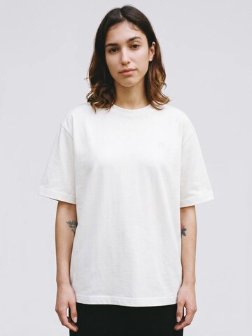 DROP.GOODS Oversizeshirt 'Organic'‌‌‌‌‌ in Weiß: Vorderseite