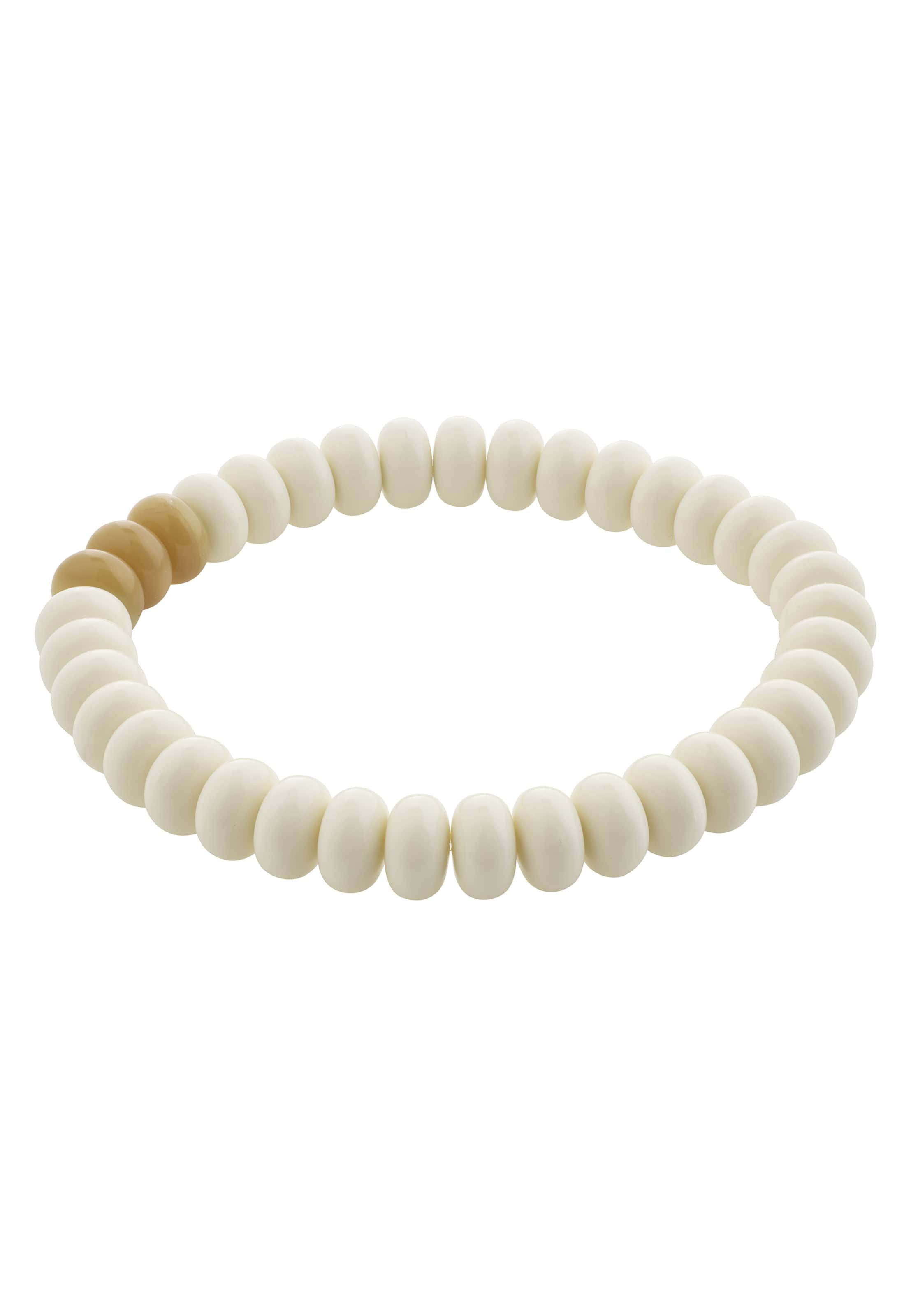 Bijoux de pied 'Eclipse' Pilgrim en blanc : devant