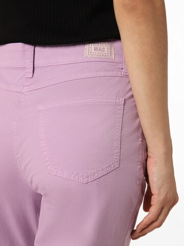 MAC Slim fit Trousers 'Melanie' in Purple
