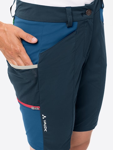 VAUDE Regular Outdoor Pants 'Elope' in Blue
