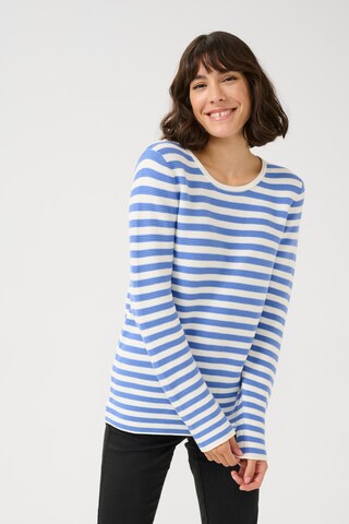 Pull-over 'Linka' Kaffe en bleu : devant
