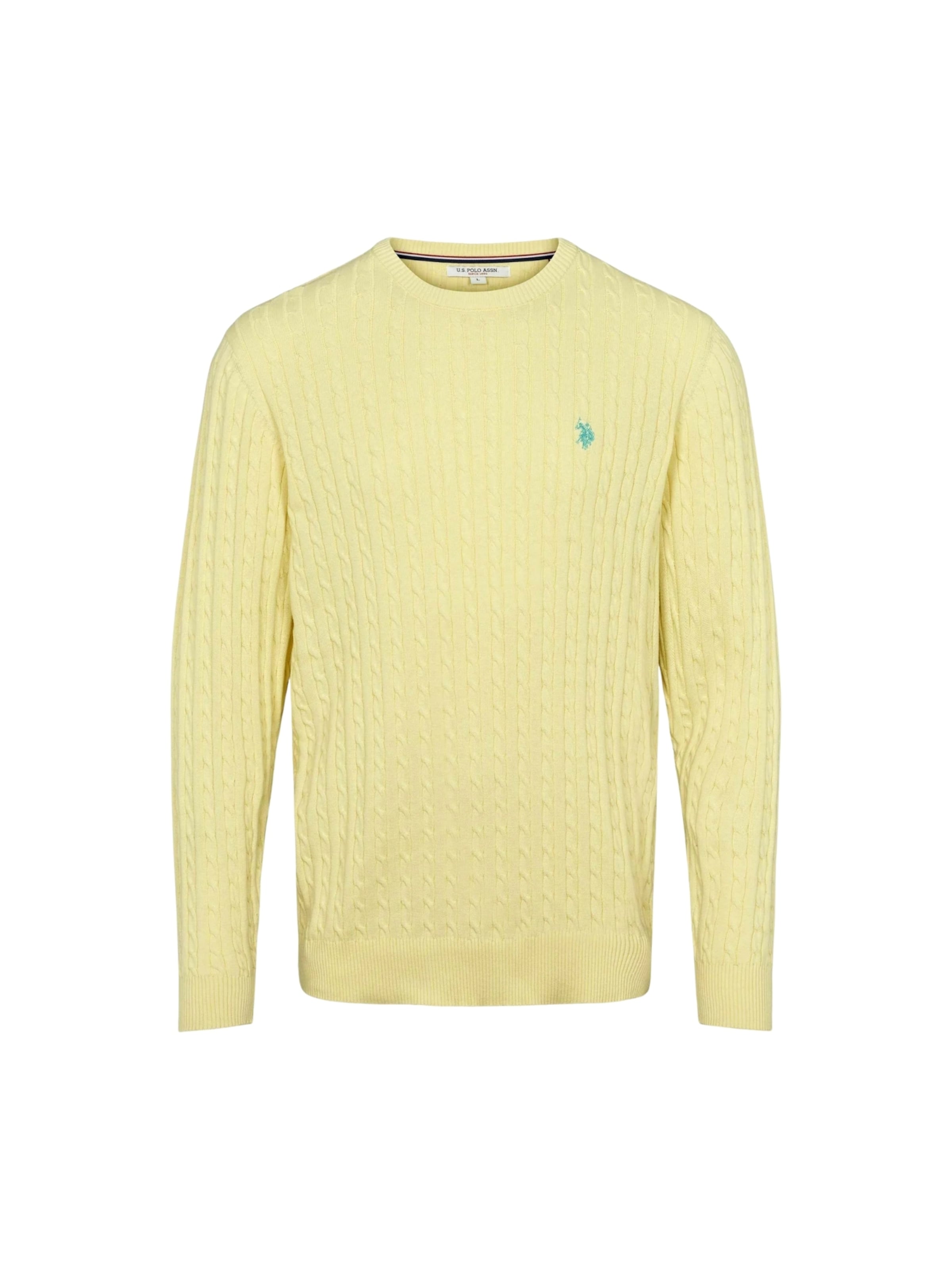 U.S. POLO ASSN. Pullover ' Mads ' in zitrone, Produktansicht