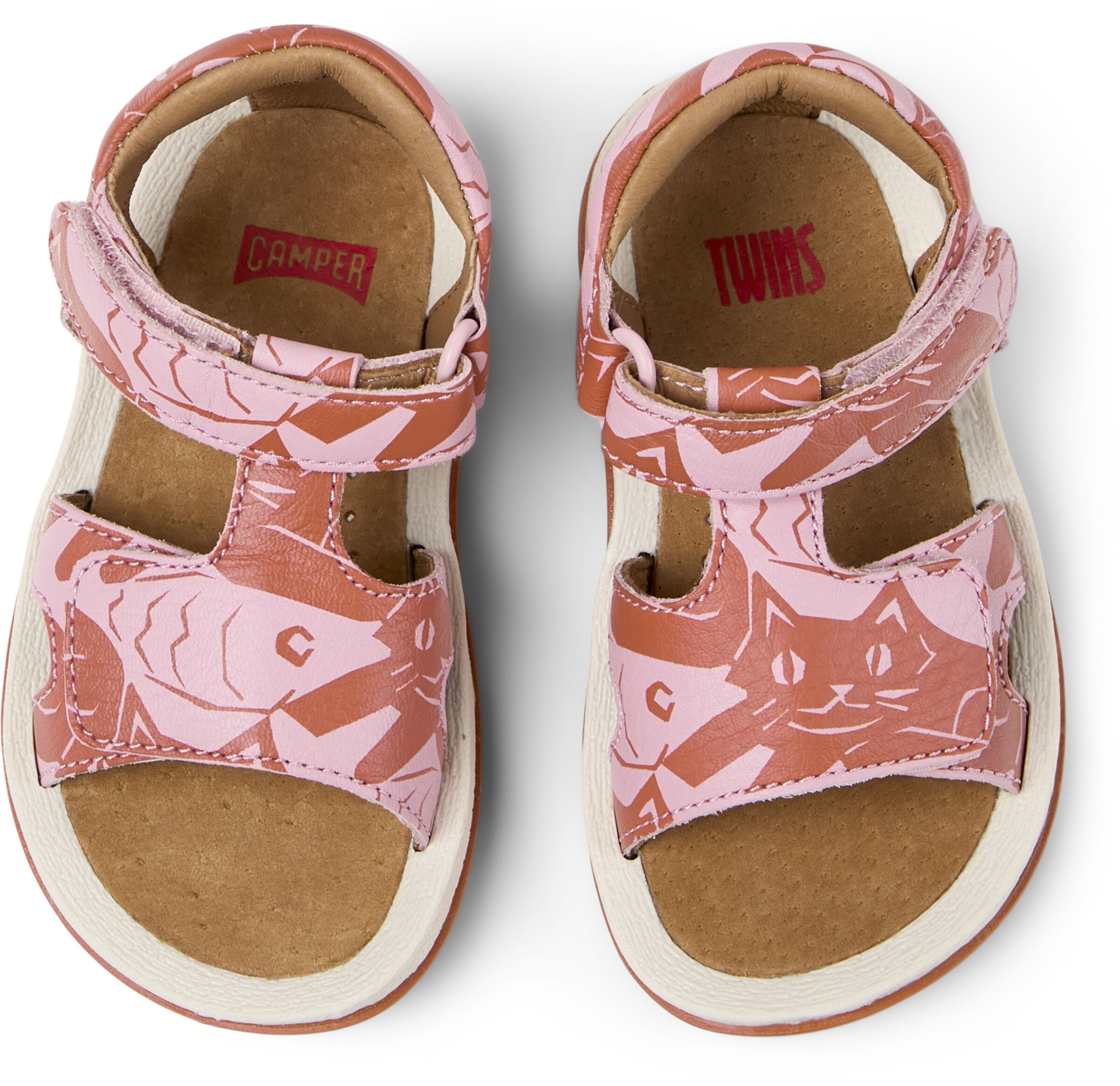 CAMPER Sandalen 'Bicho' in Roze