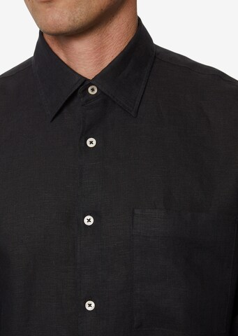 Marc O'Polo Regular Fit Hemd in Schwarz