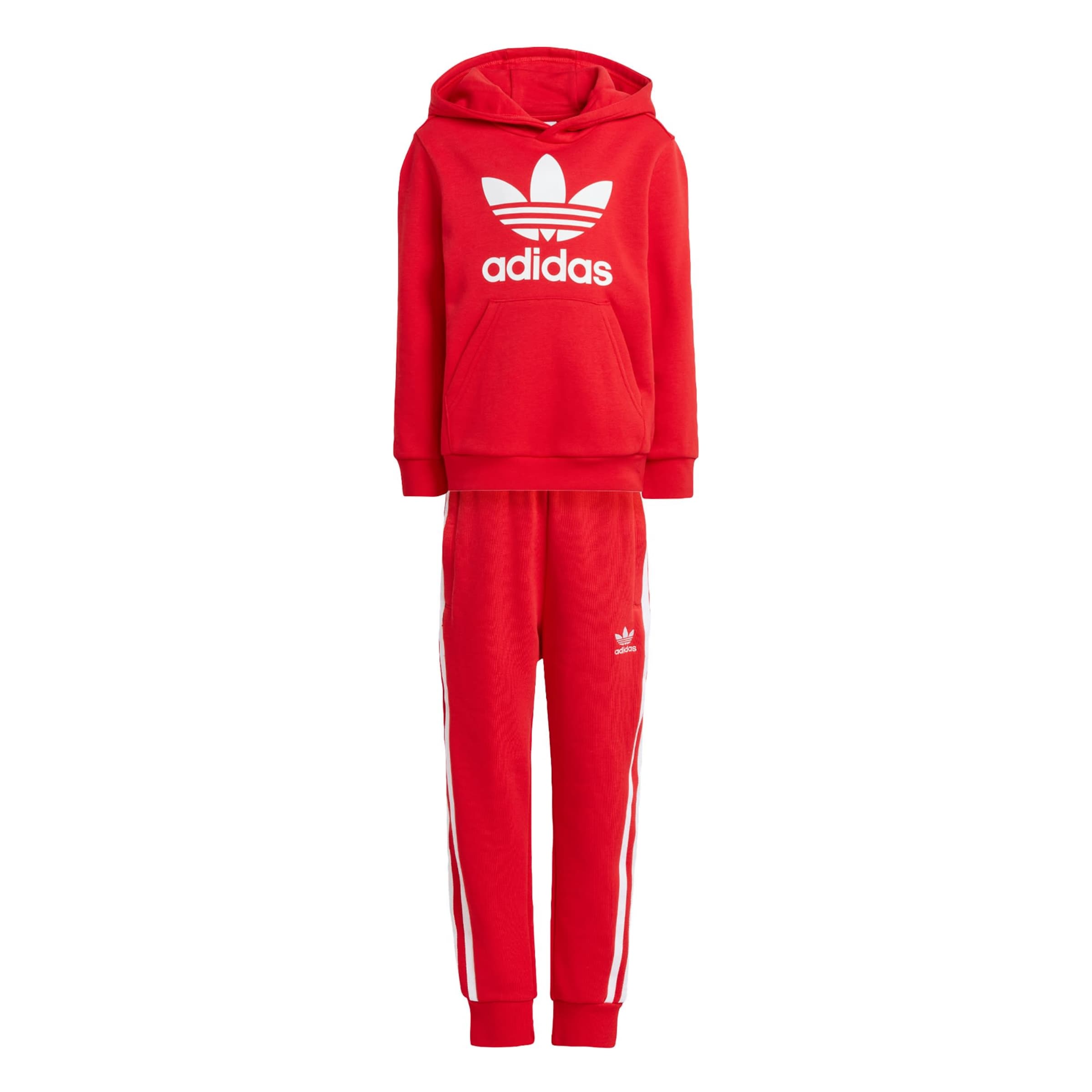 Adidas sweatsuit red online