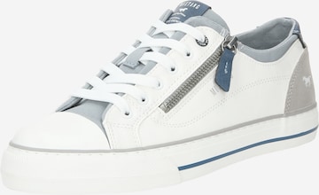 MUSTANG Sneaker low i hvid: forside