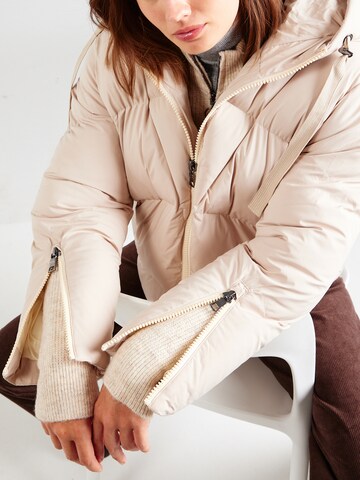 No. 1 Como Vinterjakke 'Lou' i beige