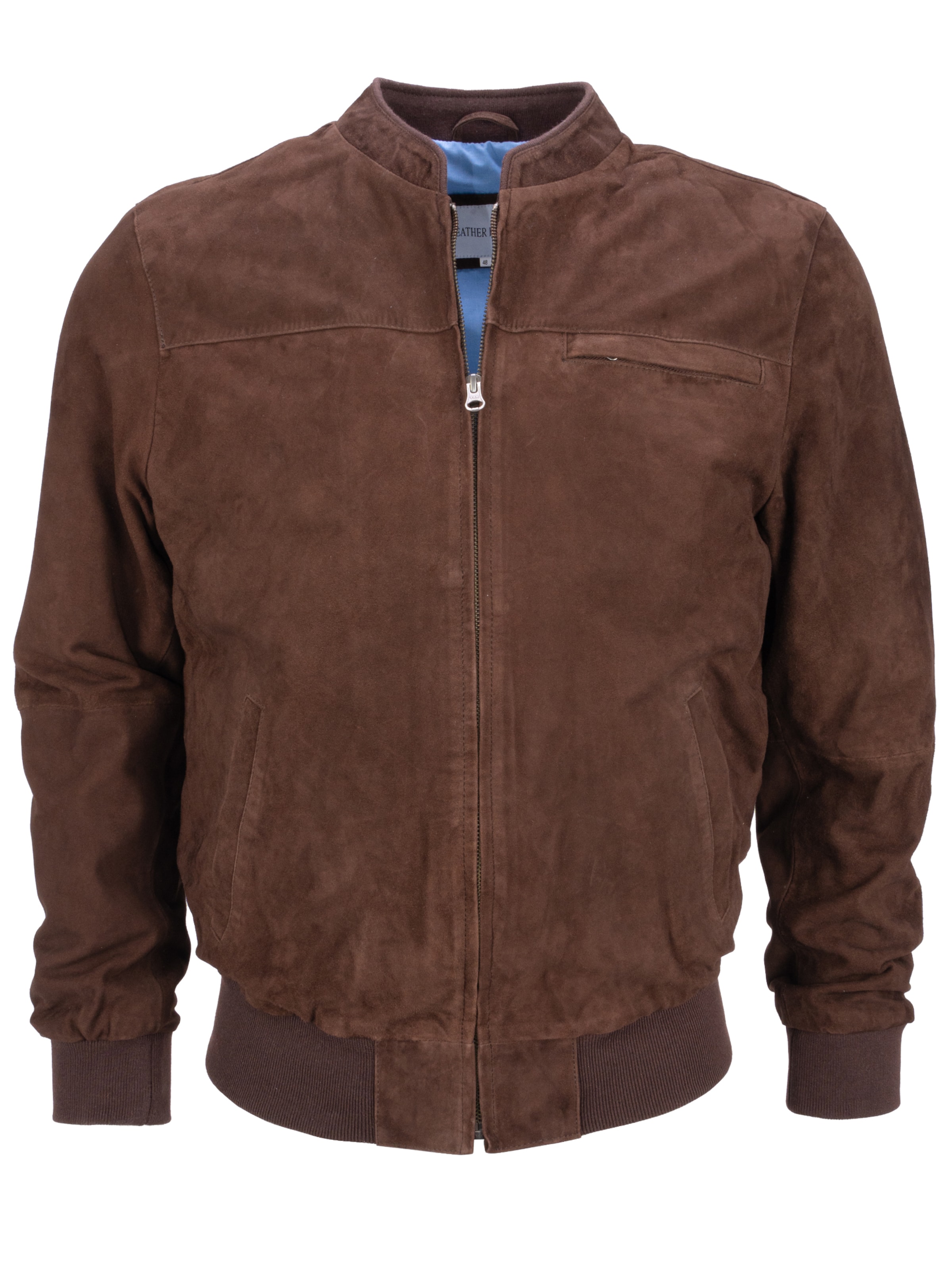 LOLUS Tussenjas &#x27;Tim Bearman&#x27; in Bruin: voorkant