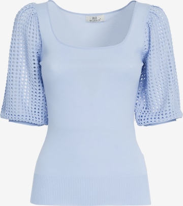 Influencer Pullover in Blau: predná strana