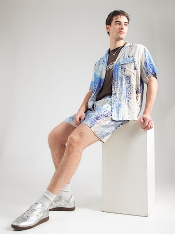 Carlo Colucci - Regular Fit Camisa em azul