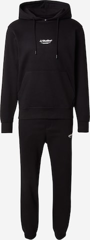 Tuta da jogging 'JJESOHO' di JACK & JONES in nero: frontale