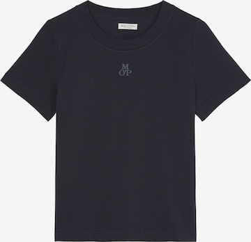 Marc O'Polo Pajama shirt ' Heavy Jersey ' in Blue: front
