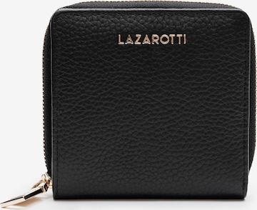 Lazarotti Wallet 'Bologna' in Black: front