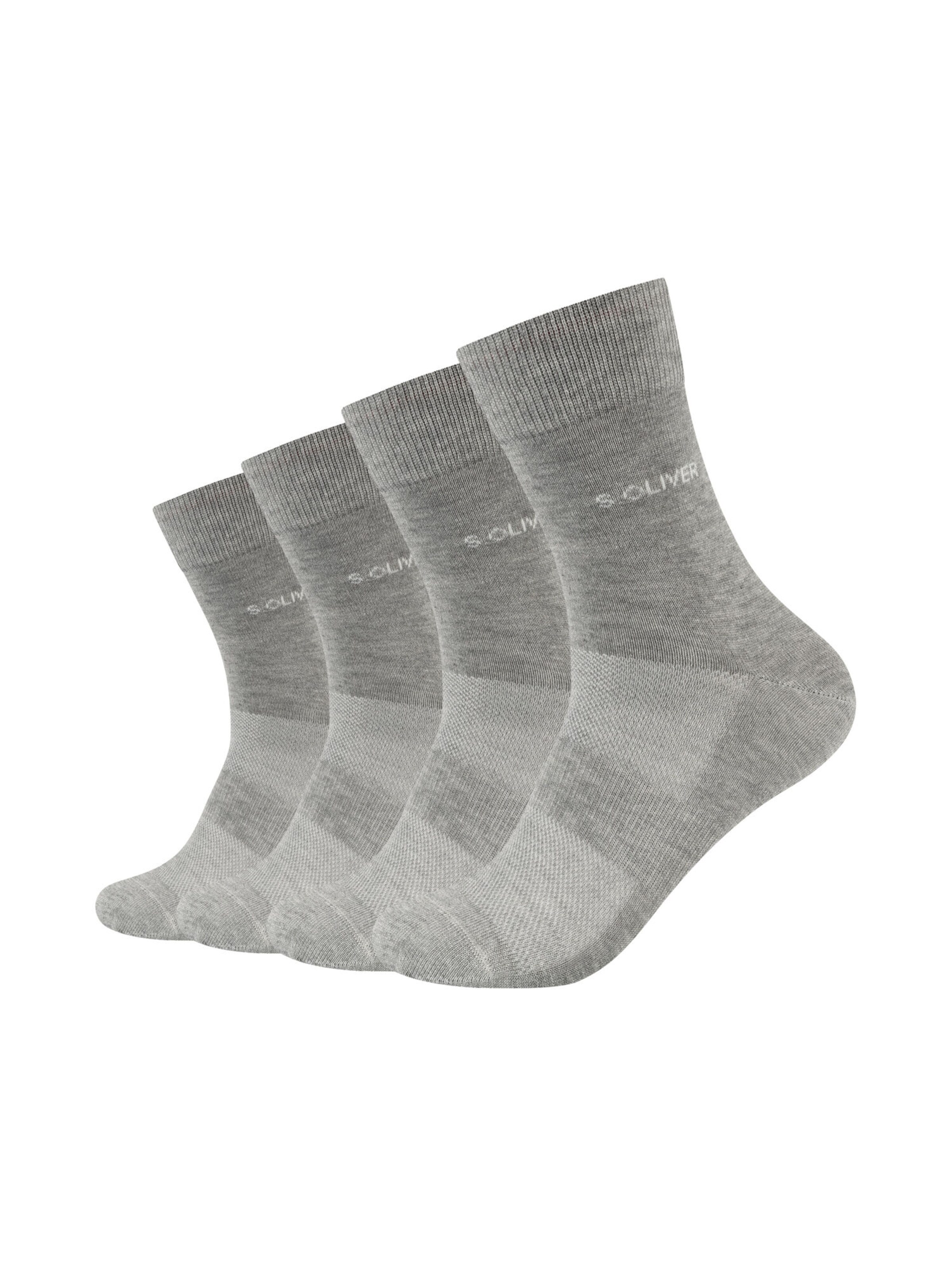 s.Oliver Socks in Grey: front