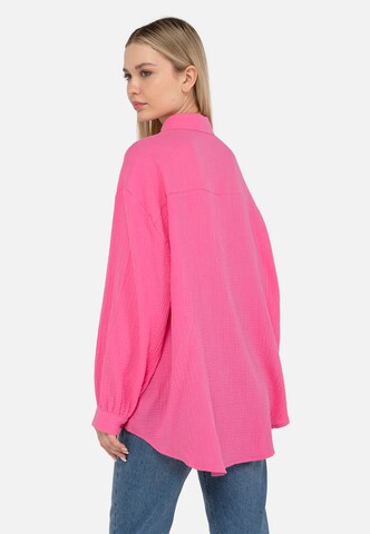 FRESHLIONS Regular fit Blouse 'Honari' in Roze