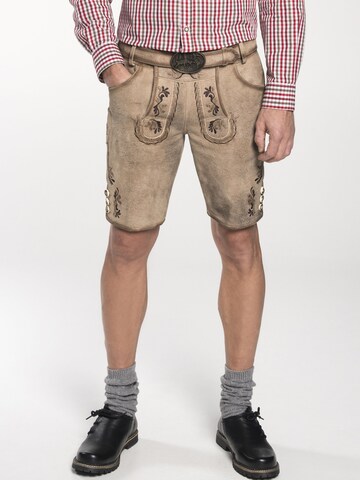 regular Pantaloni per costume tradizionale 'Fredo' di SPIETH & WENSKY in beige: frontale