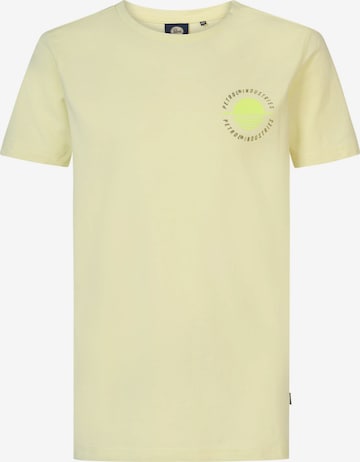 Petrol Industries Shirt 'Glassy' in Geel: voorkant