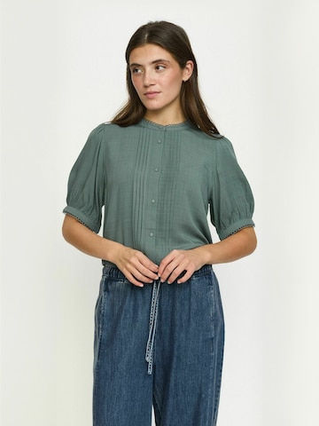 T-shirt ' SRLima ' Soft Rebels en vert : devant