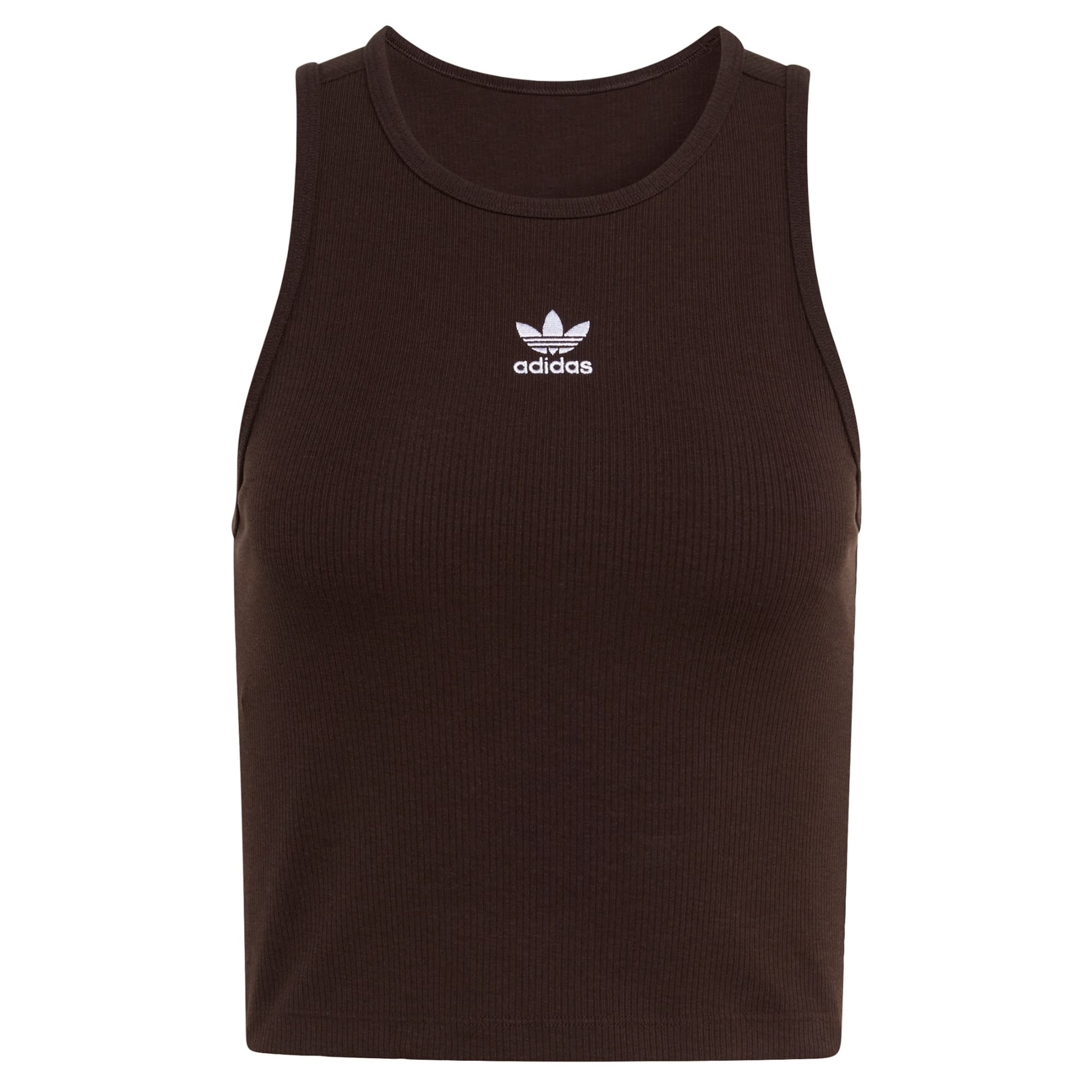 Haut 'Essentials' ADIDAS ORIGINALS en marron : devant