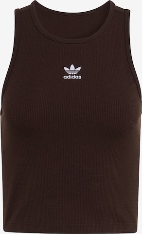 Top di ADIDAS ORIGINALS in marrone: frontale