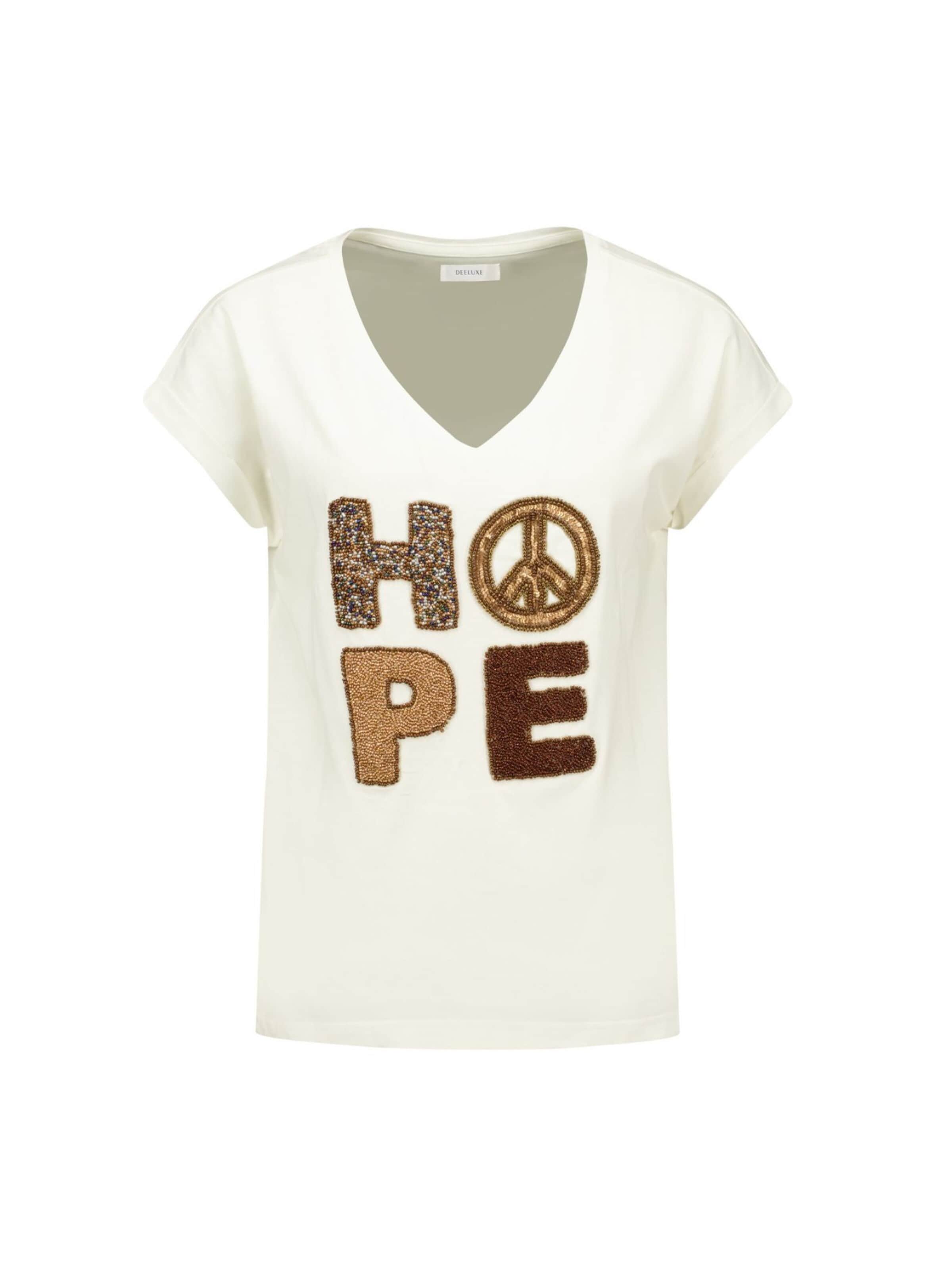 T-shirt Deeluxe en blanc : devant