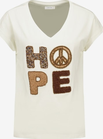 T-shirt Deeluxe en blanc : devant
