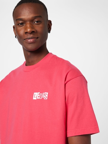 Levi's Skateboarding Shirt 'Skate Graphic Box Tee' in Red