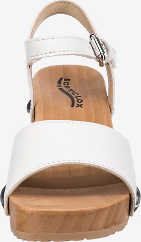 SOFTCLOX Sandals 'Penny' in White