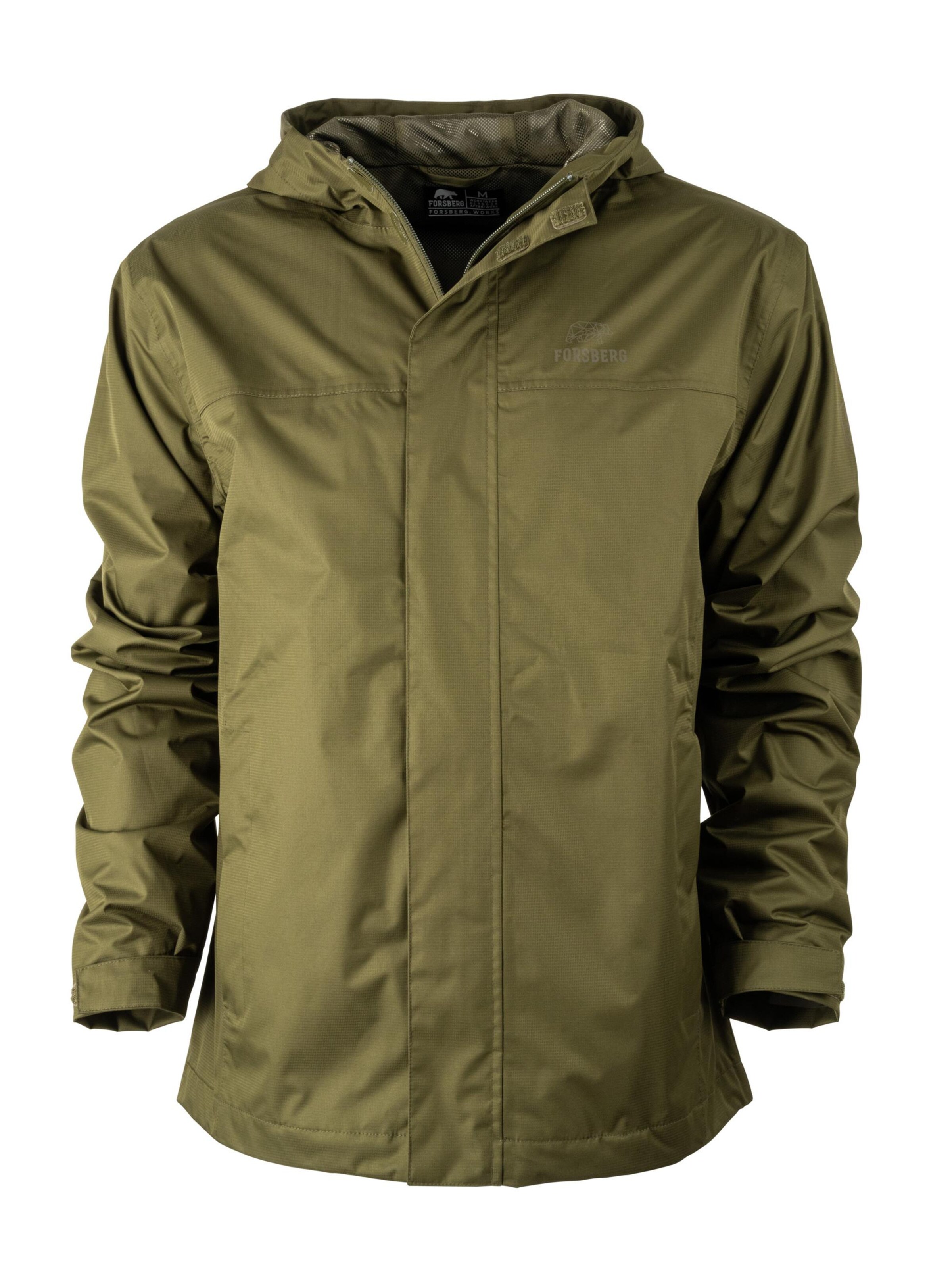 FORSBERG Performance Jacket 'Vatten Allwetterjacke' in Green: front