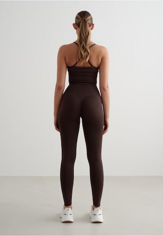 Aim'n - Slimfit Leggings em castanho