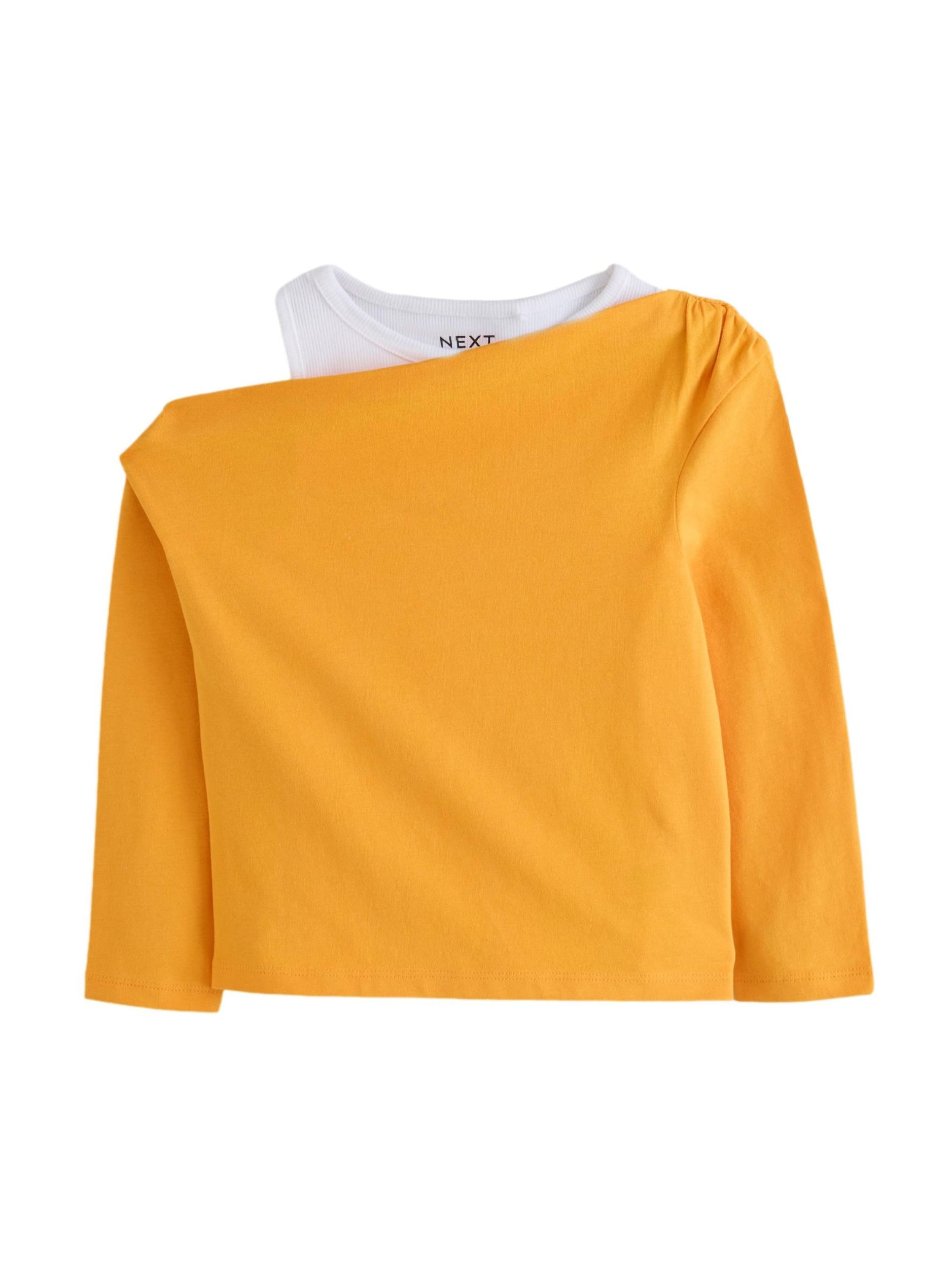 Next - Camiseta en naranja: frente