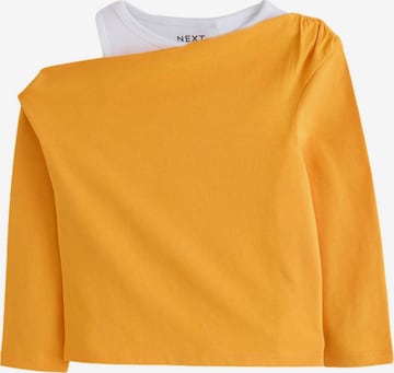 Next Shirt in Orange: Vorderseite