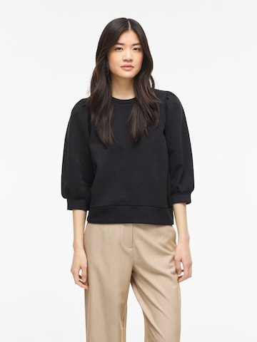 VILA Sweatshirt 'VIVERA' in Black: front