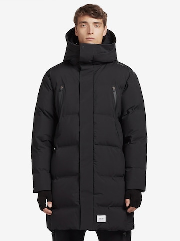 khujo Zimní kabát 'Sasha' – černá: přední strana